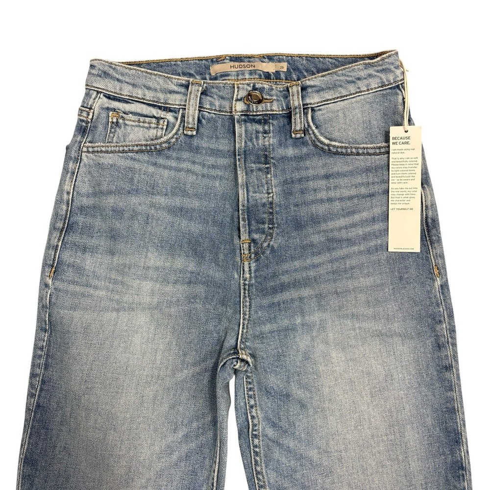 H By Hudson Sky Blue High Rise Women Jeans - Picture 4 of 14